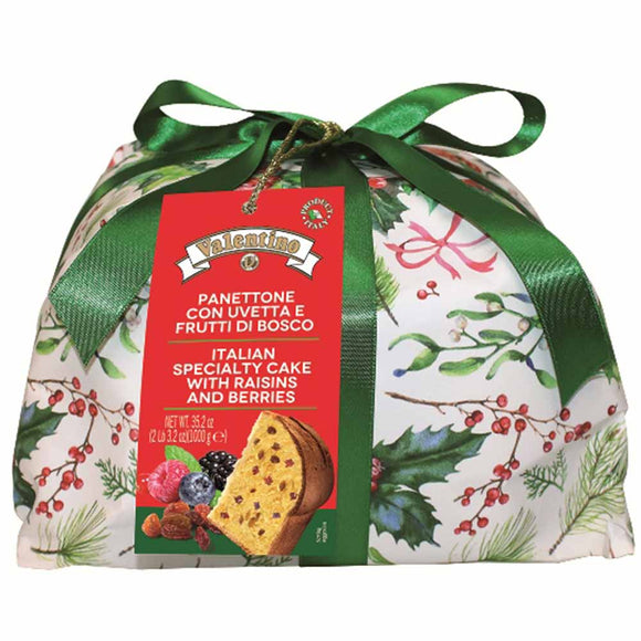 Valentino - Panettone - Filled with Raisins & Berries (con uvette e frutti di bosco)