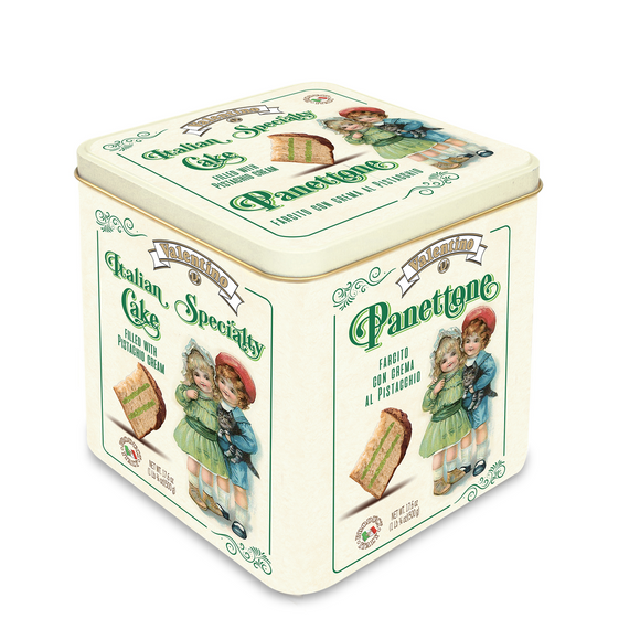 Valentino - Panettone -Pistachio Cream - Tin