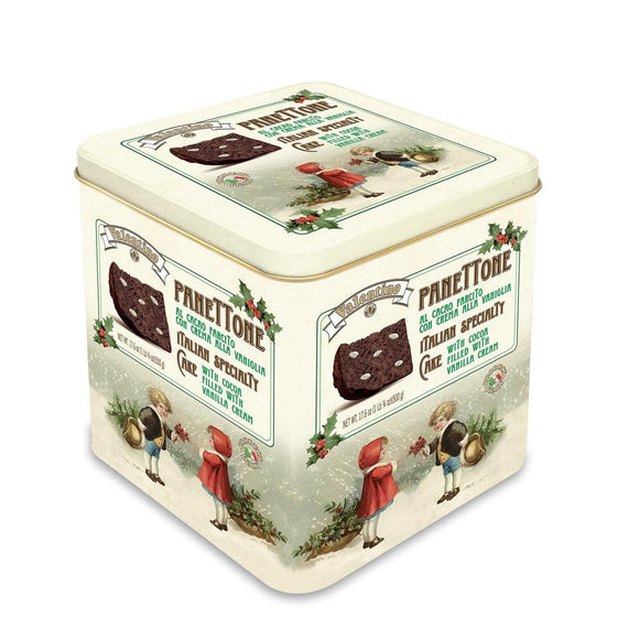 Valentino - Panettone - Cocoa filled Vanilla Cream - Tin