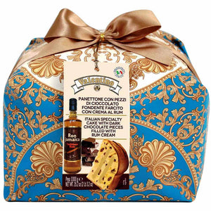 Valentino - Panettone - Filled with Dark Chocolate Pieces & Rum Cream