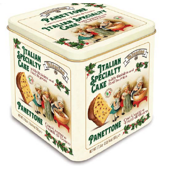 Valentino - Panettone - Raisin & Red Berries - Tin