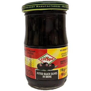 Crespo - Pitted Black Olives in Brine - The Italian Shop - Free delivery