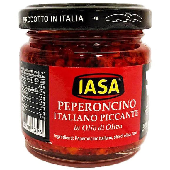 Iasa - Peperoncino Italiano Piccante in Olive Oil-The Italian Shop