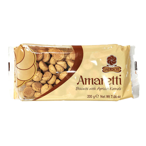 Gadeschi - Amaretti biscuits with Apricot Kernels-The Italian Shop
