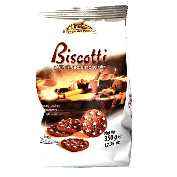 Borgo - Biscotti - Con Cacao e Nocciole-The Italian Shop