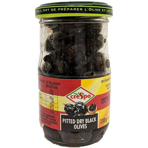 Crespo -Pitted Dry Black Olives - The Italian Shop - Free delivery