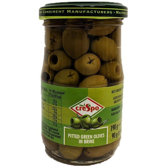 Crespo - Pitted Green Olives in Brine - The Italian Shop - Free delivery