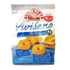 DiLeo - Vivisano - Vegan biscuit (milk and egg free) 500g - The Italian Shop - free delivery
