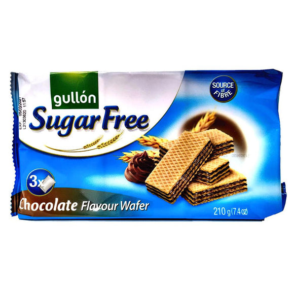 Gullon - Chocolate Flavour Wafer - Sugar Free-The Italian Shop
