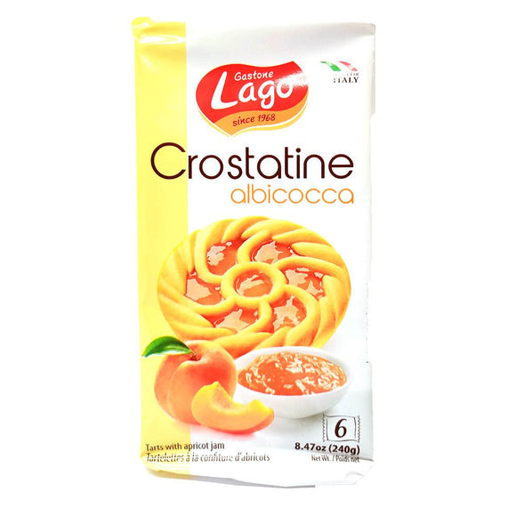 Lago - Crostatine - Albicocca - 6pk-The Italian Shop