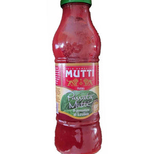 Mutti - Passata - Di Pomodoro al basilico ( Tomato with Basil ) - The Italian Shop - Free delivery