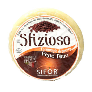 Sfizioso - Pepe Nero ( Sheep Cheese with Peppercorn)-The Italian Shop